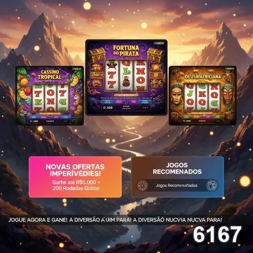 Jogos de slot no aplicativo 6167 com destaque para VIP.