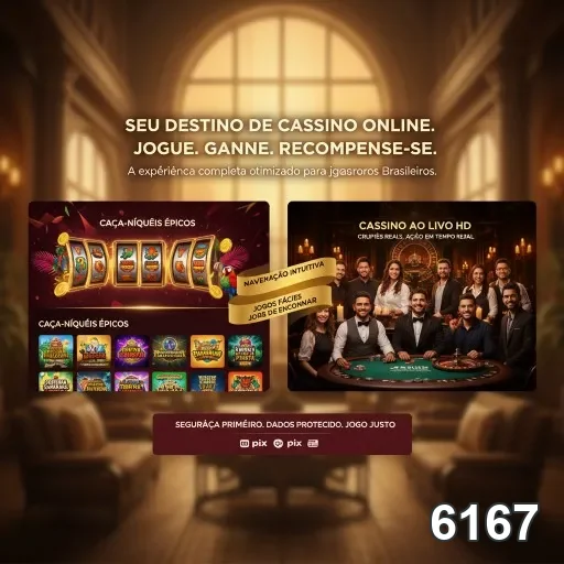 Jogadores VIP em mesa de cassino ao vivo da 6167.