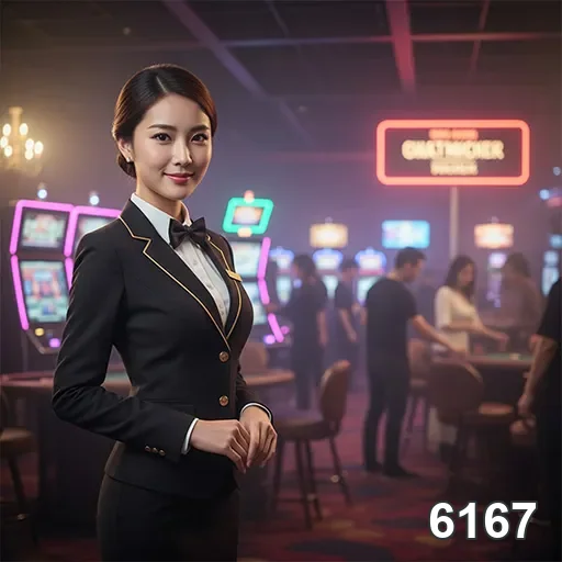 dealer ao vivo no cassino 6167 com jogos acessíveis.